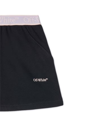 black cotton skirt OFF WHITE KIDS | OGCK001S24FLE0011036